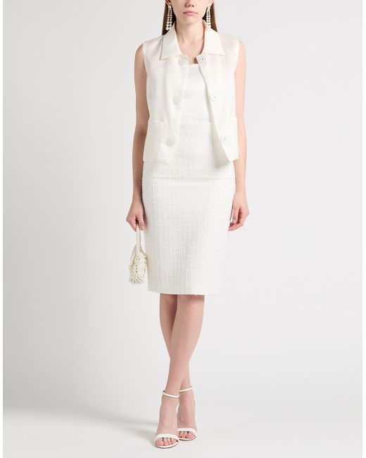 Gonna Midi di Lardini in White