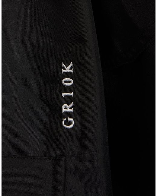 GR10K Black Jacket Polyester, Polyurethane for men