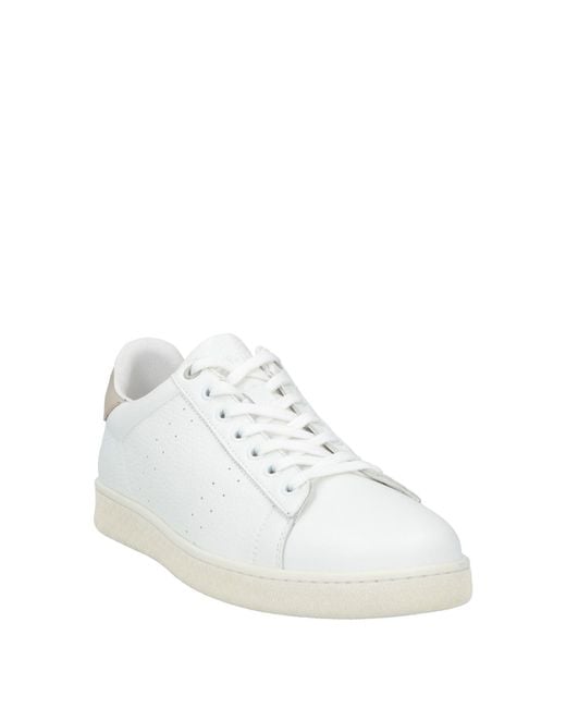 Harmont & Blaine White Sneakers Leather, Synthetic Fibers for men