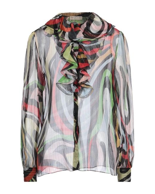 Emilio Pucci Gray Hemd