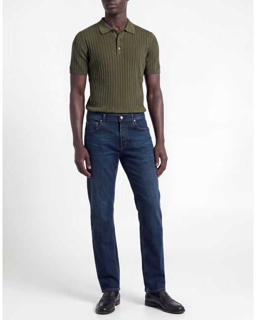 Department 5 Blue Jeans Cotton, Rubber for men