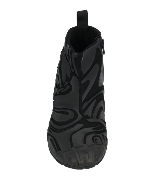RBRSL RUBBER SOUL Black Sneakers Textile Fibers, Rubber for men
