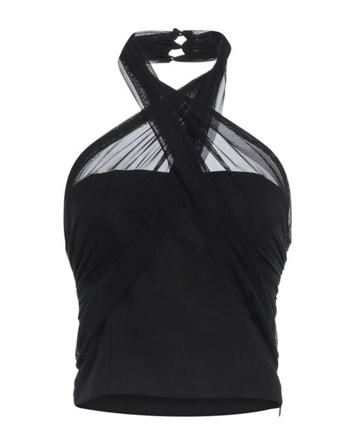 Gaelle Paris Black Top Polyamide, Elastane, Cotton