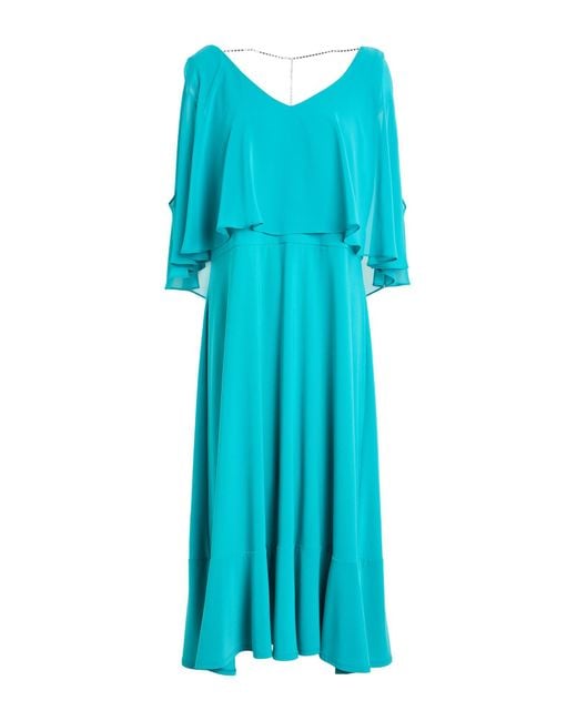 Joseph Ribkoff Blue Signature Midi Dress Polyester, Elastane
