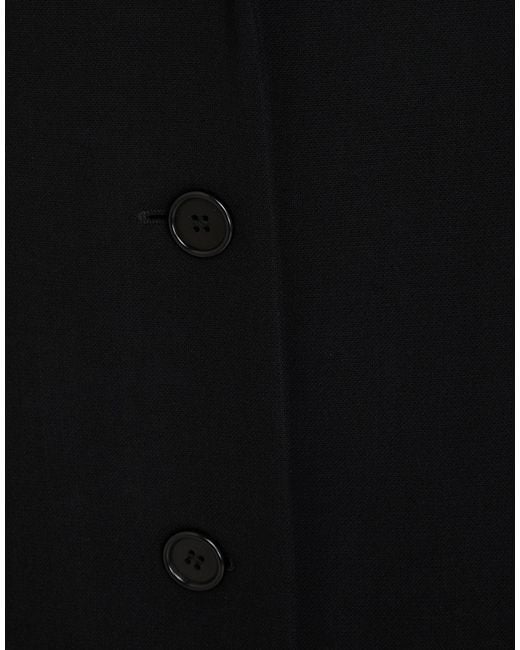 Aspesi Black Coat Wool, Elastane