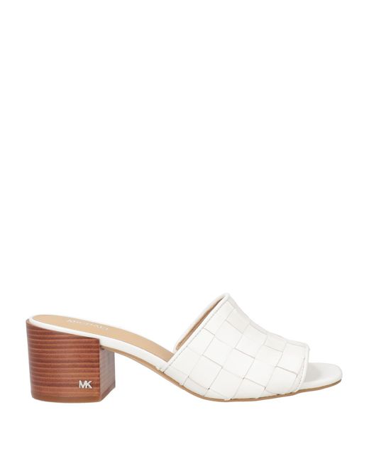 MICHAEL Michael Kors White Sandals