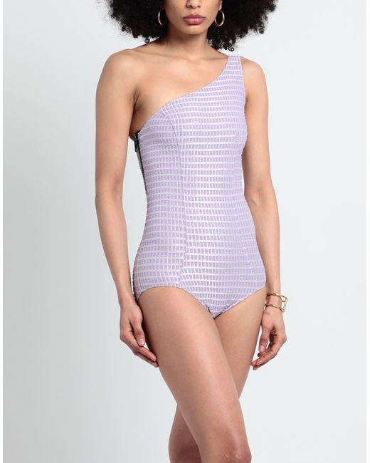 Lisa Marie Fernandez Purple One-piece Swimsuit