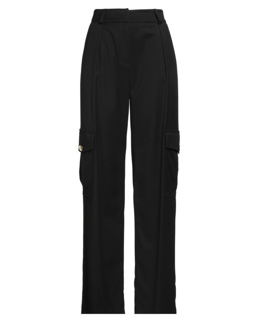 Cristinaeffe Black Pants Polyester, Viscose, Elastane