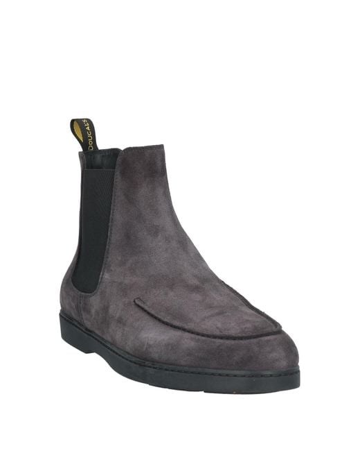 Doucal's Black Ankle Boots for men