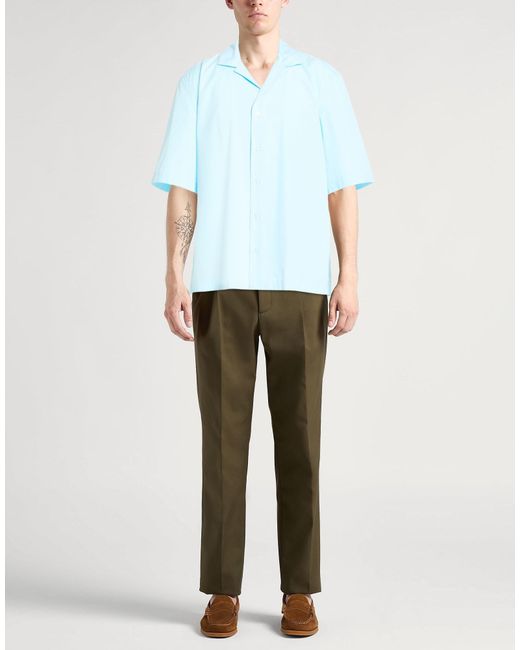 Lardini Blue Shirt Cotton for men