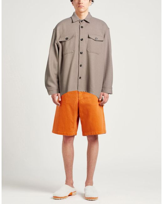 Camisa AMI de hombre de color Brown