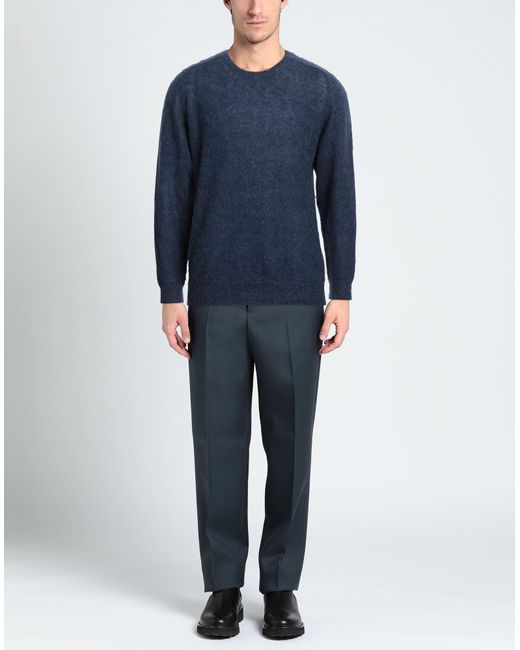 Grifoni Blue Sweater Polyamide, Alpaca Wool, Mohair Wool for men