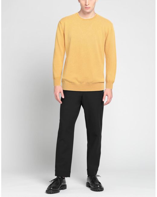 Cashmere Company Yellow Sweater Cotton, Linen for men