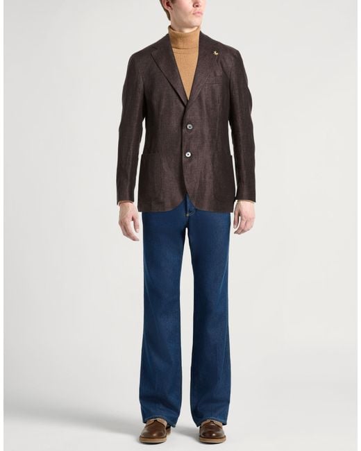Tombolini Brown Blazers for men