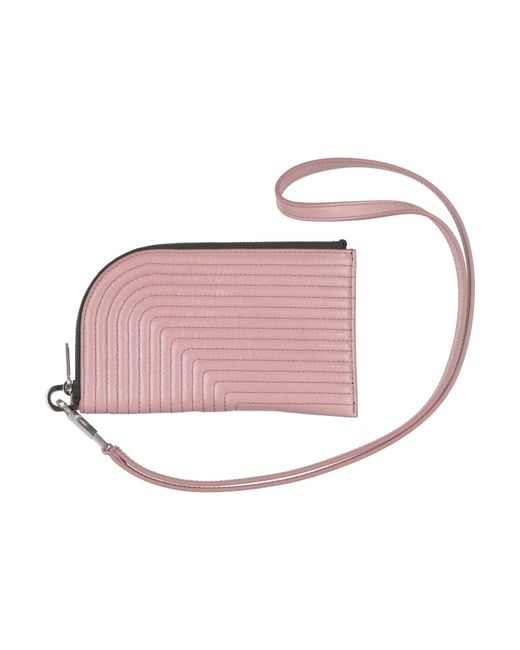 Rick Owens Pink Crossbody Wallet for men