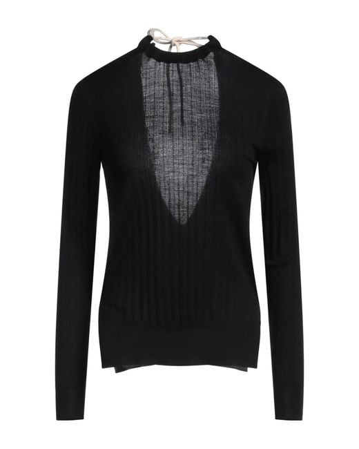 Plan C Black Sweater Merino Wool
