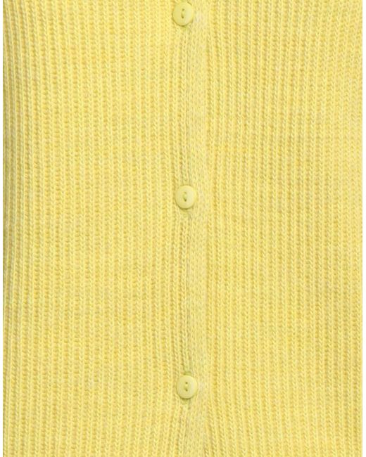 Cashmere Company Yellow Cardigan