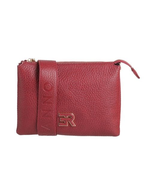 ERMANNO FIRENZE Red Cross-Body Bag