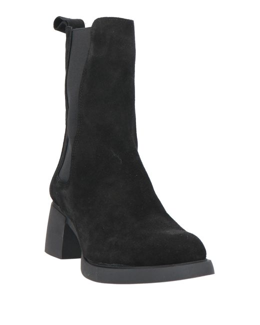 Trend Black Ankle Boots Leather
