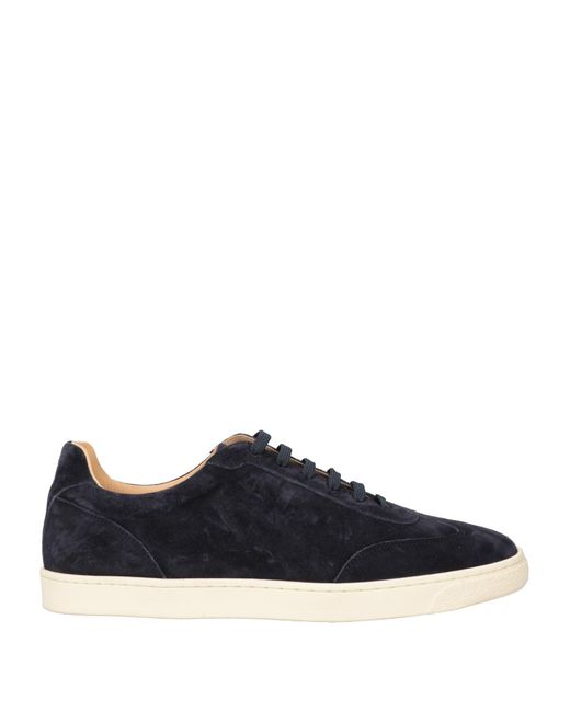 Brunello Cucinelli Blue Midnight Sneakers Leather for men
