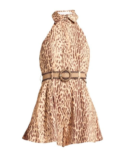 Zimmermann Natural Playsuit