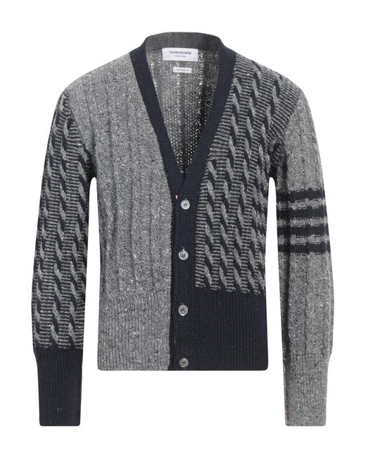 Thom Browne Strickjacke in Gray für Herren