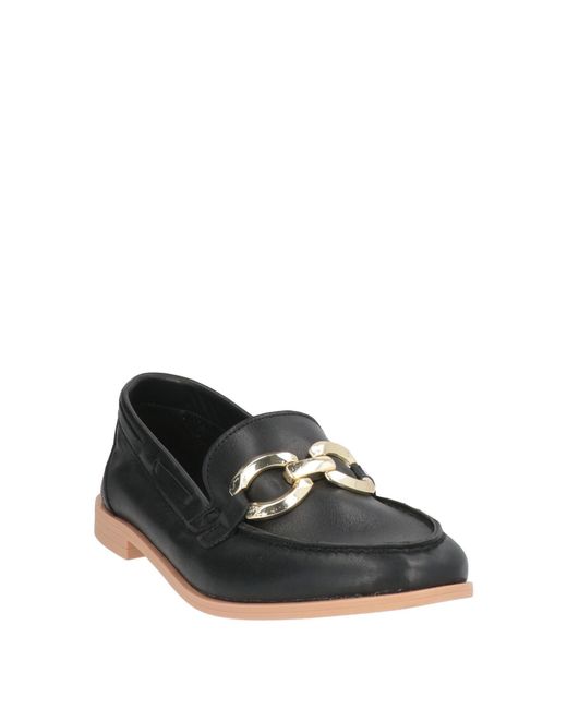 Cerruti 1881 Black Loafers Cow Leather