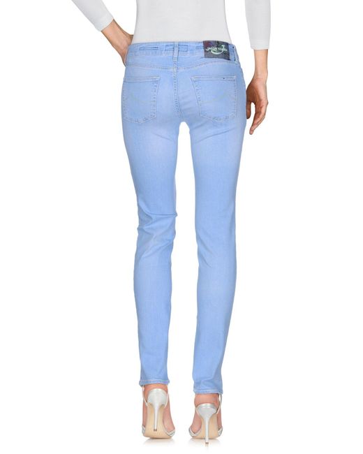 Jacob Cohen Blue Jeans Cotton, Polyester, Elastane