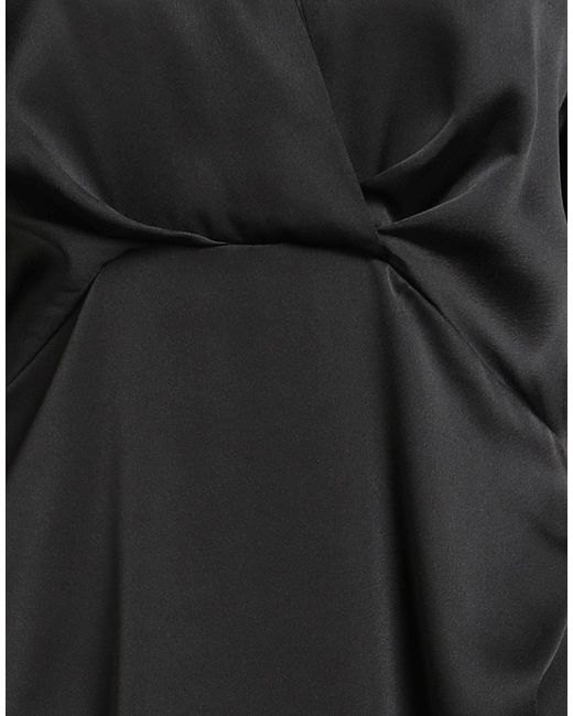 Rebel Queen Black Mini Dress Polyester, Elastane