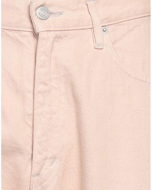 Auralee Pink Jeans for men