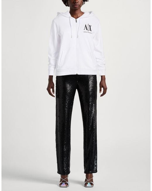 ARMANI EXCHANGE White Sweatshirts