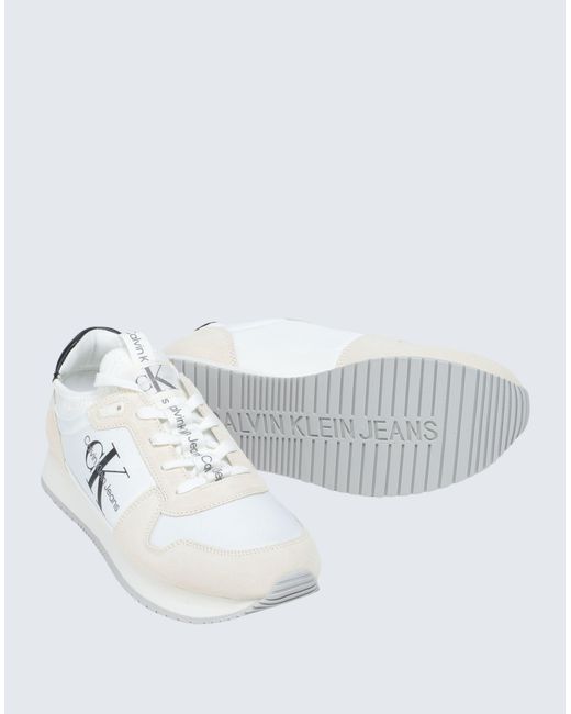 Sneakers di Calvin Klein in White