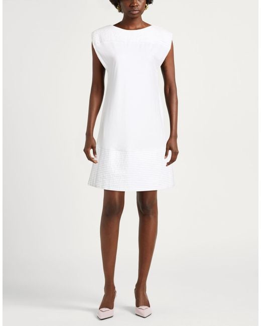Minivestido Alpha Studio de color White