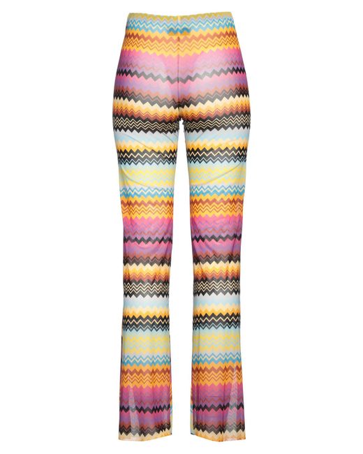 Missoni Red Pants Polyamide, Elastane