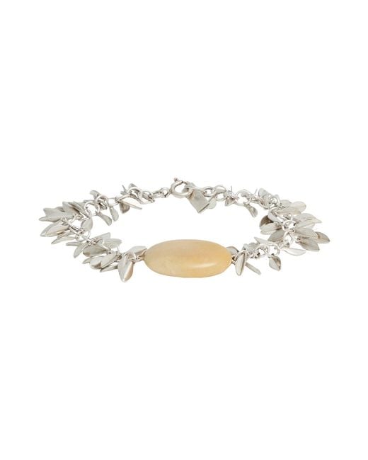 Isabel Marant White Bracelet Metal, Stone