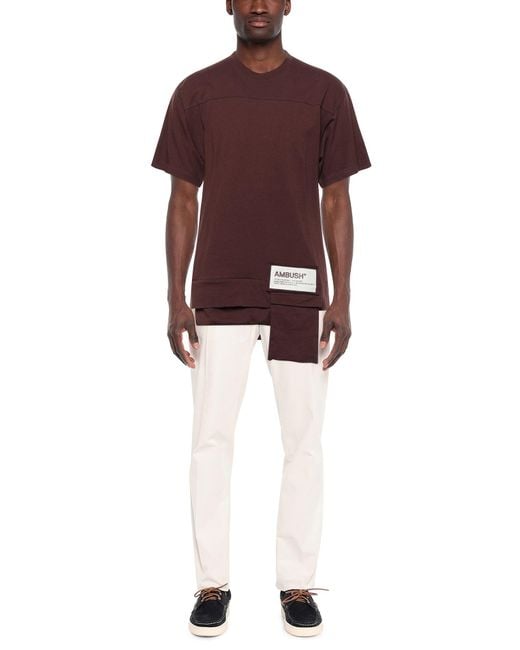 Ambush Red T-Shirt Cotton for men