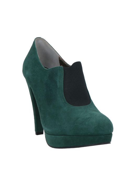 CafeNoir Green Ankle Boots