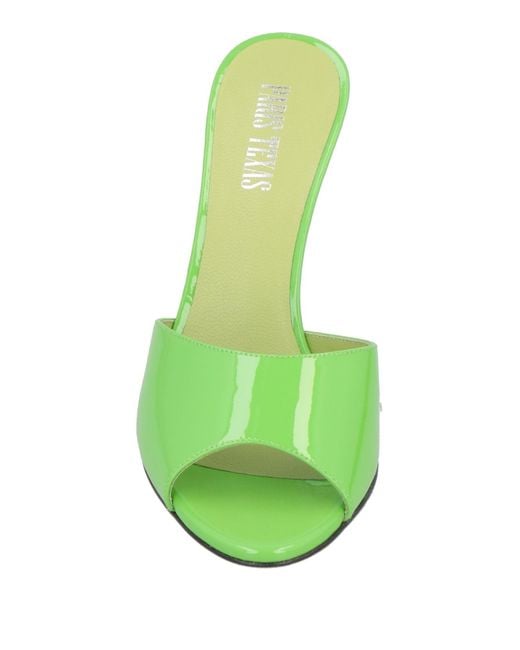 Paris Texas Green Sandals