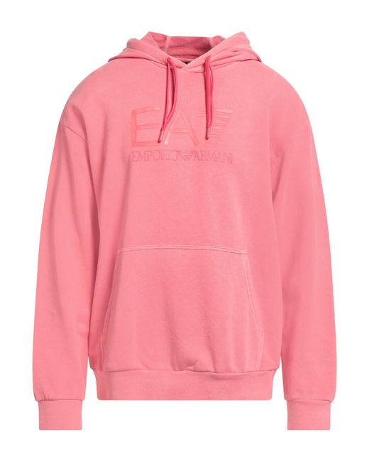 EA7 Pink Sweatshirt for men