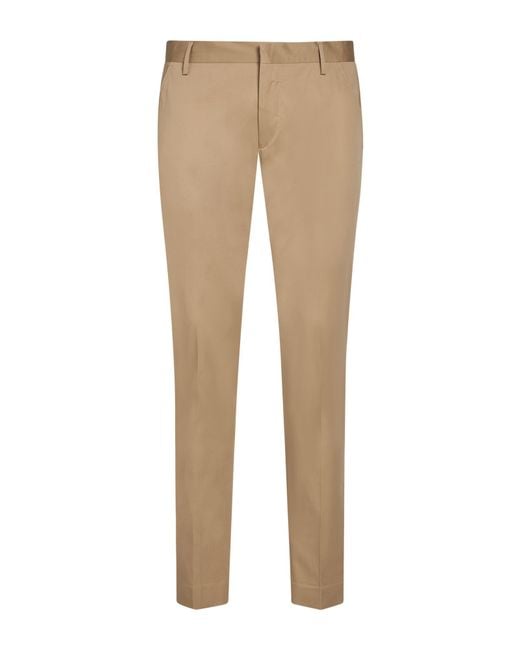 Entre Amis Natural Pants Cotton, Elastane for men