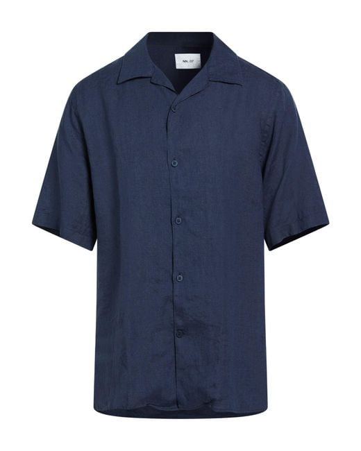NN07 Blue Shirts for men