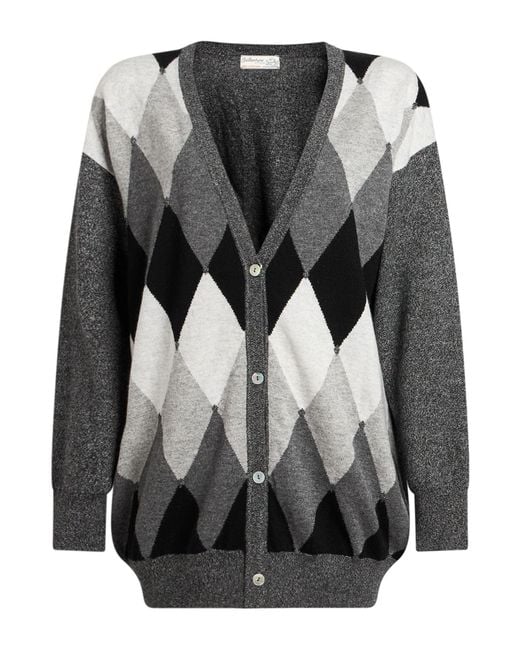 Ballantyne Gray Cardigan Cashmere