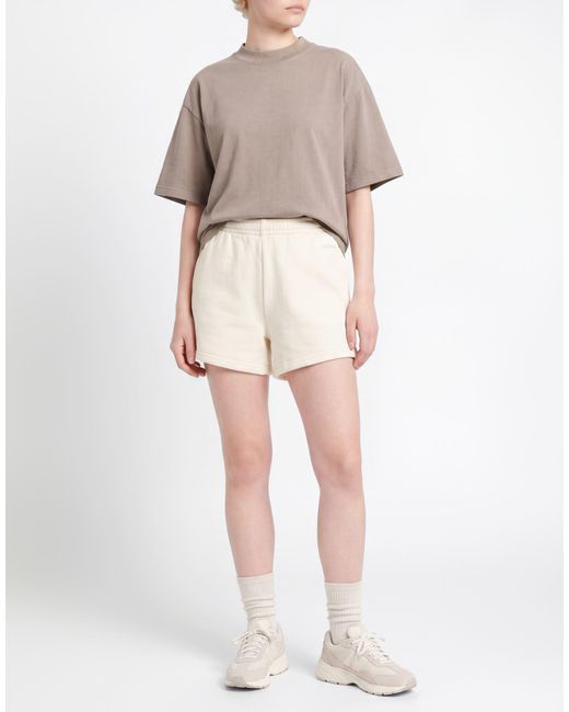 Rag & Bone White Shorts & Bermuda Shorts Cotton, Polyester