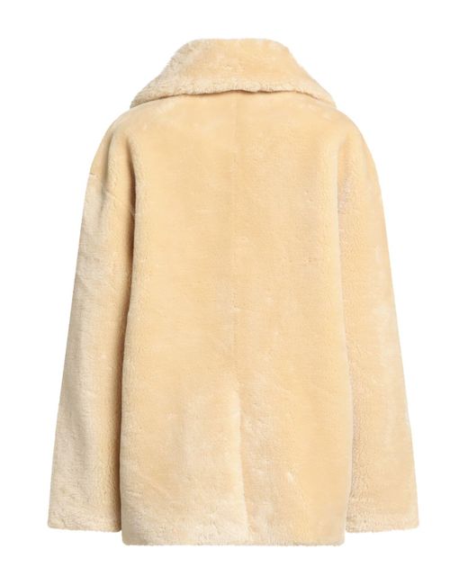 Sandro Natural Shearling & Teddy