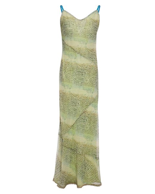 Acne Green Maxi Dress