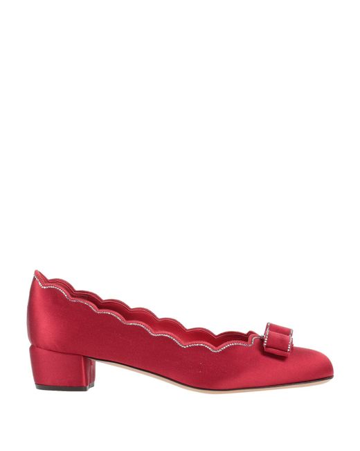 Ferragamo Red Pumps