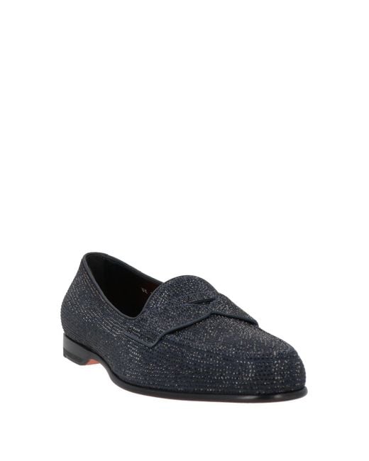 Santoni Blue Loafer for men