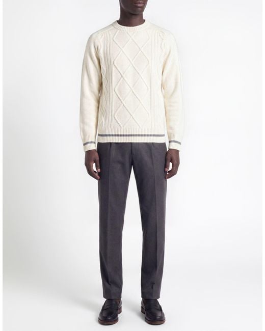 M.Q.J. White Jumper for men