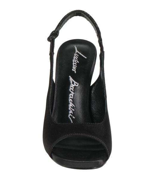 Luciano Barachini Black Sandals