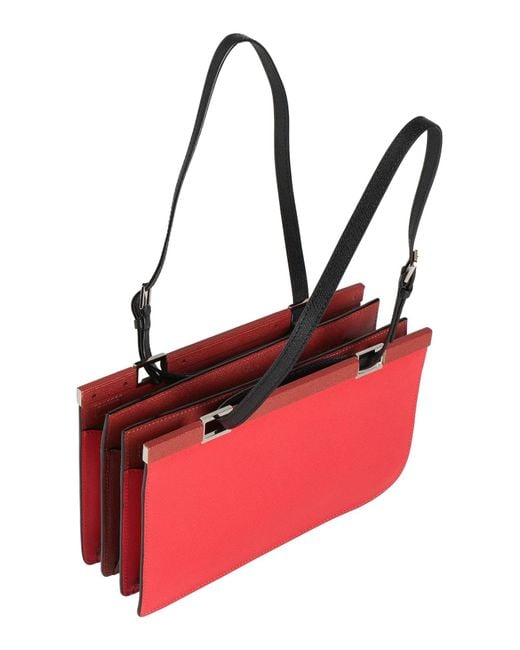 Valextra Red Shoulder Bag
